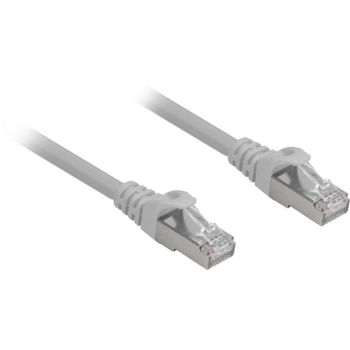 Cable de red Sharkoon Cat.6a SFTP 1 m Gris