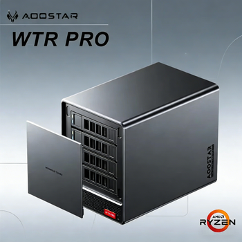AOOSTAR WTR Pro NAS Mini PC AMD R7 5825U 2*DDR4 3200MHz Compatible con 4×2.5/3.5