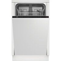beko dis15012 slimline fully integrated dishwasher