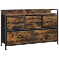 mueble organizador 98x29x63 cm marronrustico