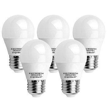 Aigostar - Bombilla LED E27 9W (Equivalente a 55W), Luz Blanca 6500K, 720 Lúmenes, CRI> 80, Ahorro de Energía, No Regulable - 5 Unidades