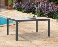 gardenia 150cm light grey garden table
