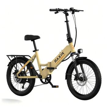 Bicicleta Eléctrica Pixar Rusher 250w 48v 12.8ah 20x3 Amarilla Freno De Disco