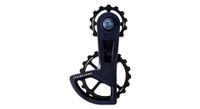 jaula de desviador cyclingceramic ospw race 14 19t para desviador shimano ultegra   ultegra di2 y dura ace   dura ace di2 11 12s negro