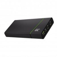 powerbank green cell powerplay ultra 26800 mah graphite quick charge 30 128 w