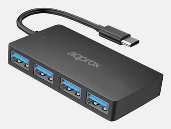 HUB USB-C 3.0 APPROX APPC54V2 4xUSB3.2 HASTA 5 Gbit/s
