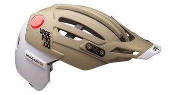 Casco de bicicleta de montana urge endur o matic 2 rh beige blanco