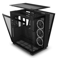 nzxt h9 elite rgb midi tower cristal templado usb 32 negra