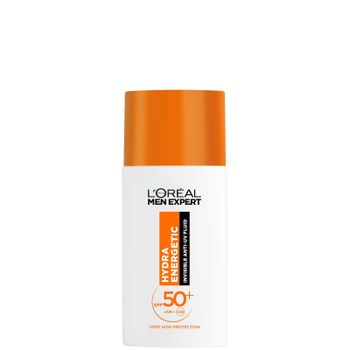 L'Oréal Men Expert Hydra Energetic Daily SPF50+ Invisible Fluid with Antioxidant Vitamin C* 50ml