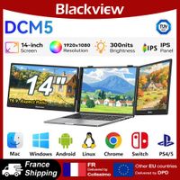 pantalla lcd portatil blackview dcm5 de 14 pulgadas resolucion 19201080 pixeles 60hz relacion de aspecto 169 ips lcd carga inversa de 100w plug  play