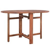mesa de jardin  mesa de exterior de madera de acacia maciza 120x70x74 cm