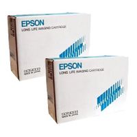 original multipack epson epl-8000 printer toner cartridges 2 pack -c13s051009