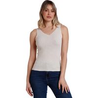 admas blusa romantic rib camiseta de tirantes para mujer