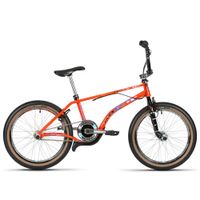 haro lineage air master bashguard 20 bmx bike glow red  20