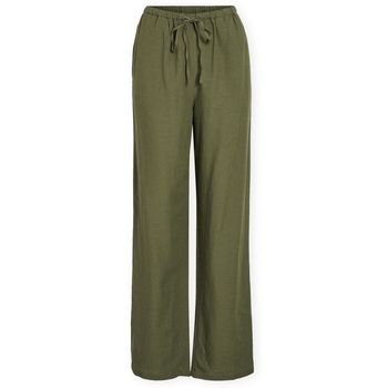 Vila Pantalón fluido Noos Prisilla Trousers - Olivine para mujer