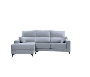 Chaise longue s noelia izquierda 3 plazas azul claro