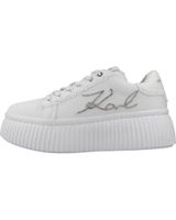 de karl lagerfeld zapatillas mujer modelo kreeper lo signia color blanco d1s w d1s white