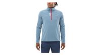 forro polar ubic lightgrid 1 2 zip azul de mijo para hombre