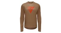 maillot de manga larga dainese hgaer marron rojo