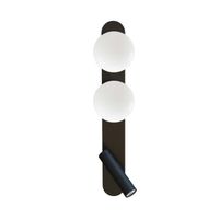 aplique de pared bubble 2 luces