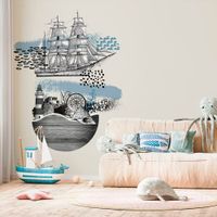 papel pintado panoramico matelot