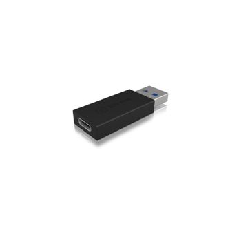 Adaptador USB-C a USB-A ICY BOX IB-CB015 transferencia 10 Gbps negro