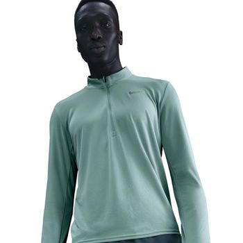 Nike Pacer Half-Zip Camiseta de running Hombres - turquesa, plateado
