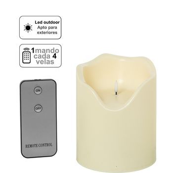Set 4 Velas Marfil