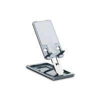 soporte para telefono movil y tableta inter-tech mts-105 plegable ajustable gris