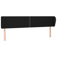 cabecero de tela negro 163x23x7888 cm vidaxl