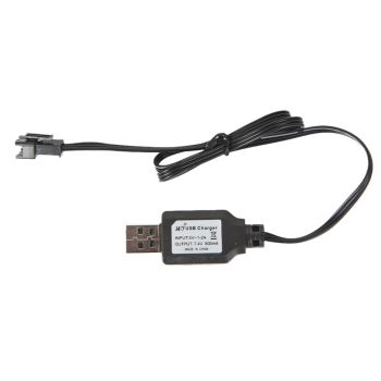 LDRC A86 A86P 1/18 RC Coche de repuesto Cable de carga de batería de 7.4V Cargador USB LA0002 Accesorios de vehículos de