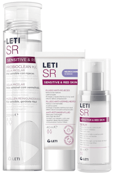 Leti SR Sérum 30 ml + Agua Micelar 200 ml + Fluido 40 ml
