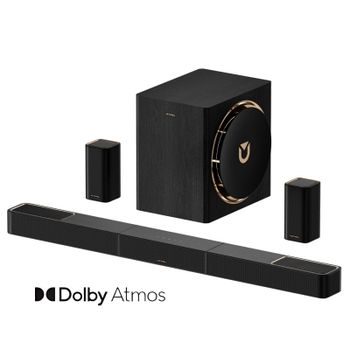Ultimea Barra de Sonido 7.1.4ch Dolby Atmos, Skywave Series 840W Subwoofer 8