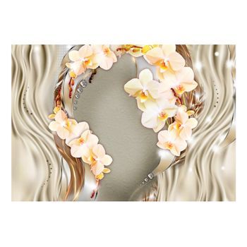 Papel Pintado 3d - Corona De Orquídeas (200x140 Cm)