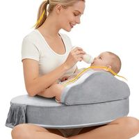 almohada de lactancia multifuncional de espuma viscoelastica almohadilla de lactancia ancha y ajustable