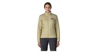 chaqueta acolchada patagonia nano puff beige para mujer