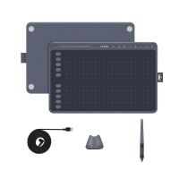 tableta grafica huion hs611 8192 niveles presion usb-c 10 teclas programables gris