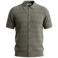 jeordies polo 80548 camicia mm rombetti-356 cioccolata para hombre