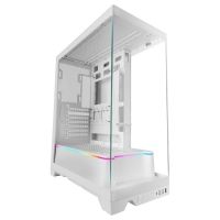 caja mars gaming mc-prisma triple cristal argb blanco semitorre atx
