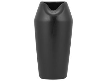 Jarrón decorativo de gres negro h33