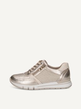 CAPRICE Sneaker, gold, made of Leather and synthetic, Size 40