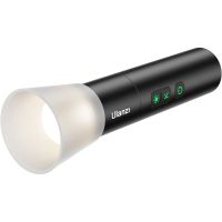 ulanzi lm07 linterna led para fotografia 2000-5500k con bateria de 2000mah negra