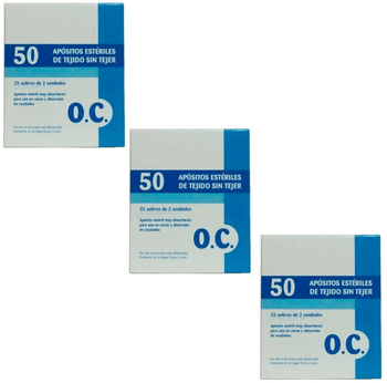 Oc Compresa Estéril Tejido Sin Tejer 10x10 3x50 uds
