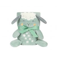 manta de regalo con bordado 3d sleepy sheep