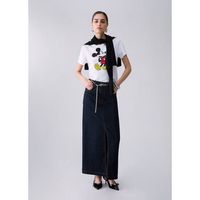 liu jo falda falda larga denim para mujer