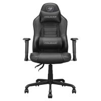 silla gaming cougar fusion s soporte lumbar 3d reposabrazos 2d 120kg negro