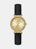 reloj analogico de piel autentica
