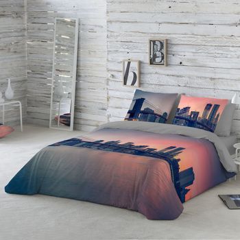 Funda Nordica Brooklyn Bridge 100% Algodón Cama 150