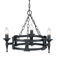 lampara de arana saxon 3 luces