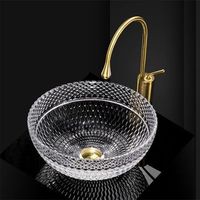 lavabo sobre encimera rea sue transparent